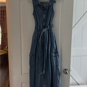 Universal Thread Blue Denim Jumpsuit